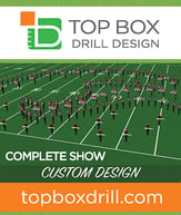 Custom Drill Design Marching Band sheet music cover